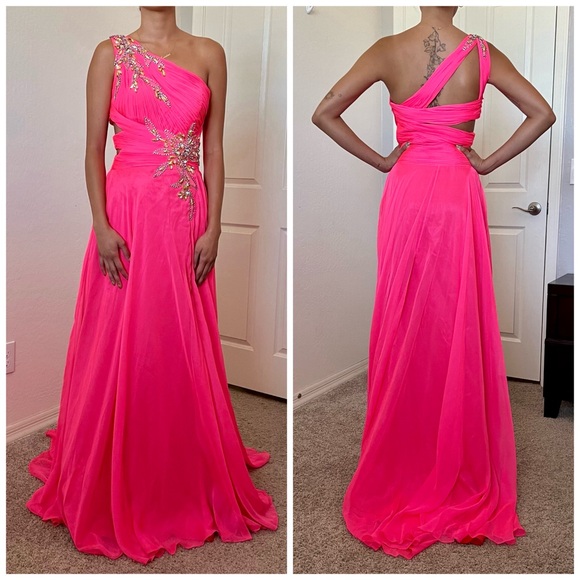 CASSANDRA STONE BY MAC DUGGAL OFF Shoulder Dress - Picture 1 of 16